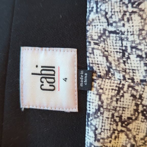 CAbi Abbott Black Peplum Jacket Style #3027 NWOT - Picture 6 of 8